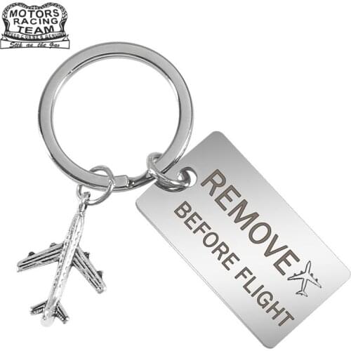 Luggage Tag Travel Accessories engraved Rmove before Flight bagage tags for Flight Crew Pilot Aviation Lover