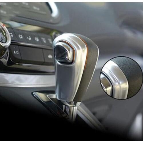 For Honda CRV CR-V Accessories 2012-2016 ABS Chrome Car Gear Shift Knob Lever Shifting Handle Cover Trim Car Sticker Styling