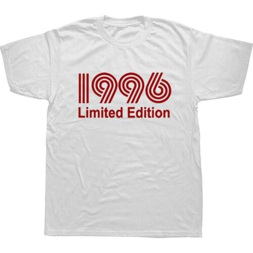 1996 Limited Edition Funny Graphic T-Shirt Mens Summer Style Fashion Short Sleeves Oversized Streetwear T Shirts