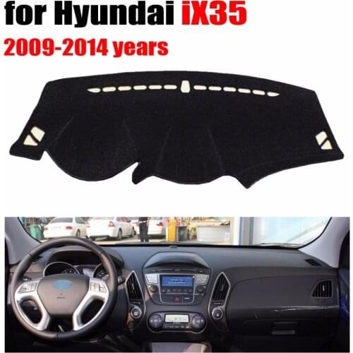 FUWAYDA FUWAYDA Car dashboard pad For Hyundai ix35 2009-2014 years Left hand drive dash cover Instrument platform mat desk pad