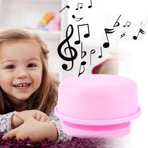 Round Music Box Base Circle Rotating Clay Handcraft Accessories Multicolored Lightweight Innovation Children Handmade TC0007
