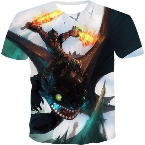 Summer Unisex Couple Short-Sleeved Loose T-Shirt 3D Printing Round Neck Pullover Casual Streetwear Fashion XXS-6XL Wholesale