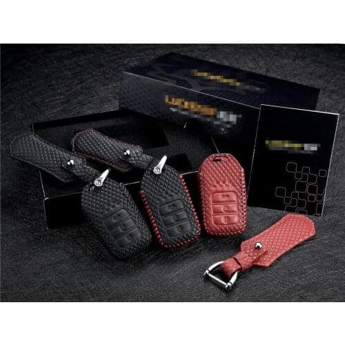 LUCKEASY For honda greiz 2016 crider 2013 1.8L accord 2014 2.4L3.0L spirior 2015 crv Car Key bag case wallet holder key cover