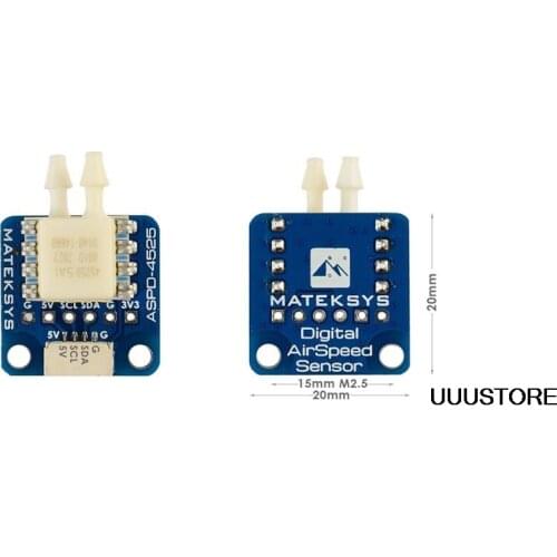Matek System Mateksys Analog Airspeed Sensor ASPD-4525 for RC FPV Racing Drone Frame F405 F722 F411 WING