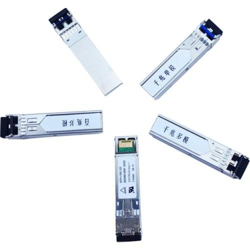 SFP Optical Fiber Module Gigabit Single Mode 10G Multi-mode Compatible Network Card and Switch Converter Adapter