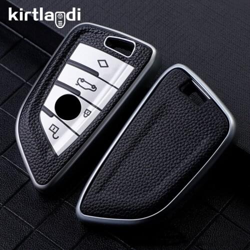 New Tpu Key Holder Cap for BMW X1 X3 X5 X6 1 2 3 5 7 F15 F16 E53 E70 E39 F10 F30 G30 218d G01 F48 Key Cover Shell