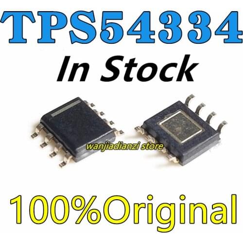 New and original 54334 TPS54334 TPS54334DDAR SOP8 DC - switch controller chip, step-down chip, synchronous buck converter IC