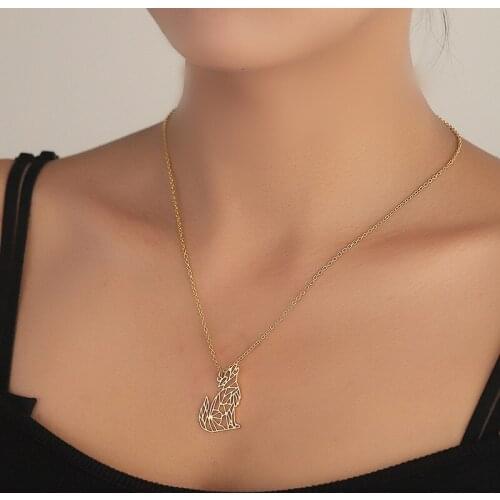 Wolf Jewelry Howling Wolf Pendant Necklace for Men for Women