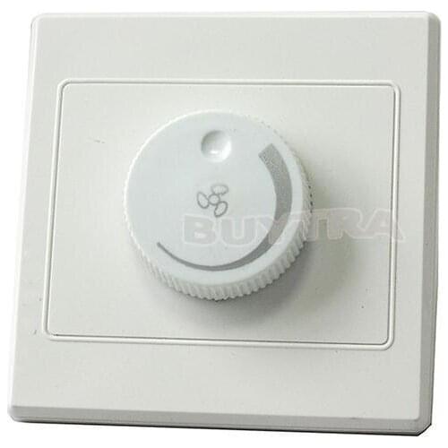 AC 220V Dimmer Light Switch Adjustment Lighting Control Ceiling Fan Speed Control Switch Wall Button Dimmer Switch