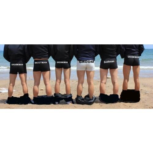 Personalize Wedding Clothing groom boxers underwear gifts, groom boxer, wedding, bestman gift, men gift, groomsman boxers
