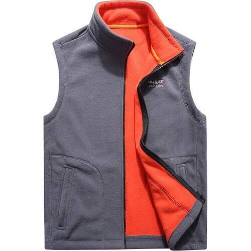 Plus Size S-5XL Fleece Vest Classic Middle-aged and Older Men Velvet Thicken Waistcoat Warm Sleeveless Jackets Gilet Homme