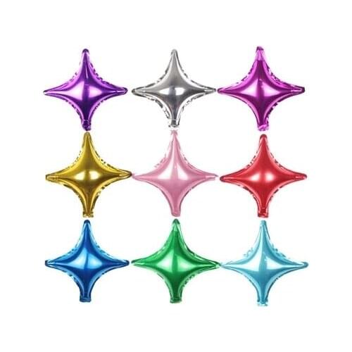 1pcs 10inch Star Aluminum Foil Balloons Helium Balloons Birthday Party Wedding Decoration Celebration Supplies