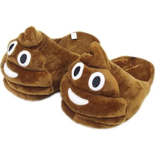 Lovely Shit Cotton Slippers Winter Fashion Warm Womens Short Plush Slides Flat Fluffy Female Home Furry Sandals