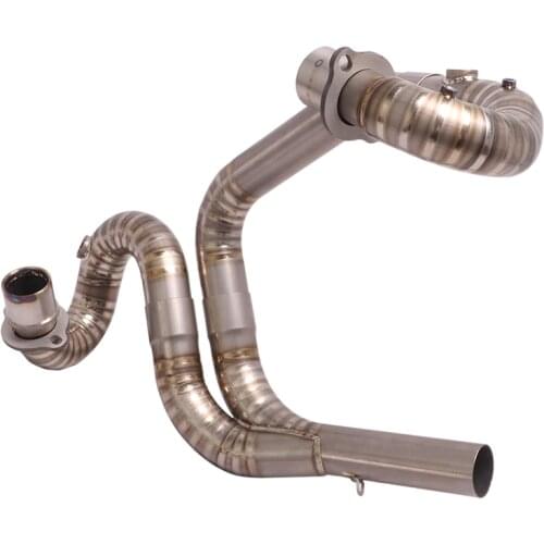 Slip On Motorcycle Exhaust Middle Link Pipe Mid Connect Tube Titanium Alloy Exaust System For Ducati MONSTER 797 2017-2020