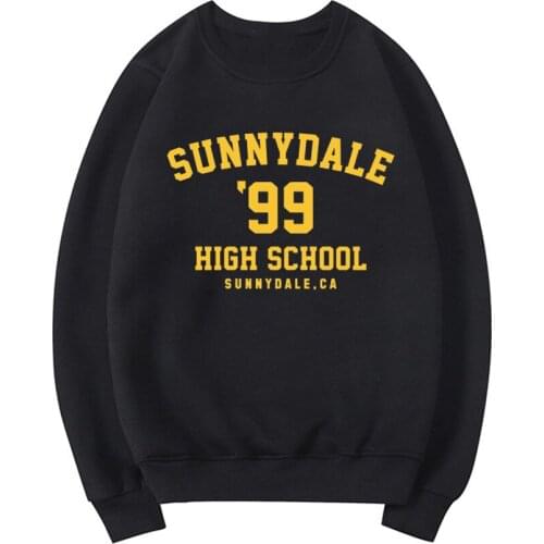 Sunnydale '99 High School Sweatshirt Funny Vampire Slayer Hoodie Unisex Adult Crewneck Sweatshirts Streetwear Casual Hoodies Top