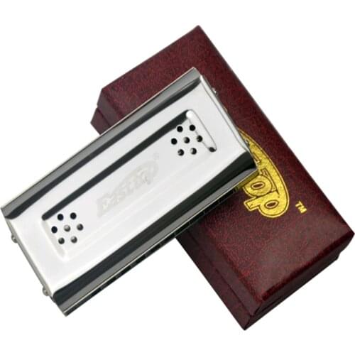 T10-2 Easttop Harmonica 10 Diatonic Harmonica Both Side C&G Key Harp Musical Instrument Mouth Ogan gaita diatonica harmonijka