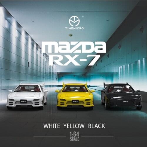 PreOrder) TM Time Micro 1:64 Dream Series Mazda RX-7 Diecast Model Car