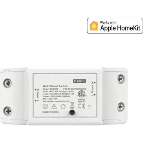 Smart Single Relay Switch Module Compatible With Apple HomeKit For Smart Home Light Control
