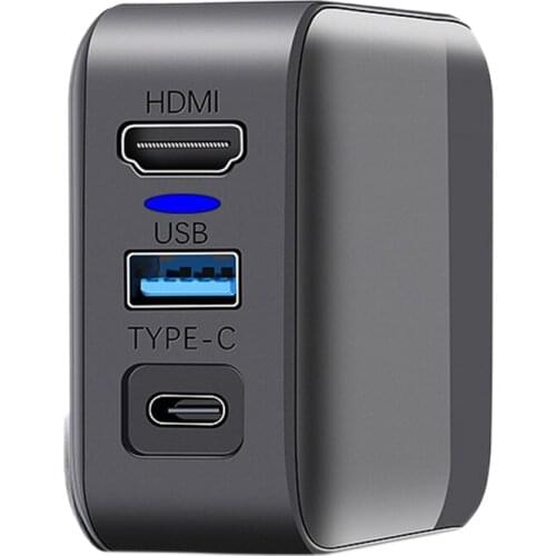 Charging Dock 2 in 1 PC Adapter USB Type-C HDMI Connector TV Converter for Nintendo Switch Game Console US Plug