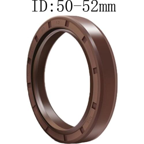 1PC ID 50/52Mm 50/52*62*70*72*75*6/7/9/10/12MM High Temperature Gasket Acid Resistance Fluorine Rubber Skeleton Oil Seal
