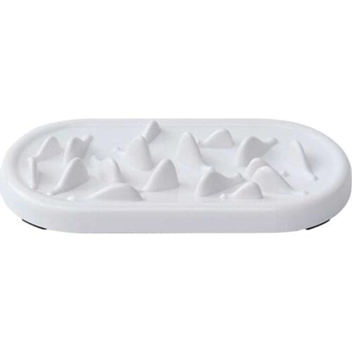 2021 Pet Food Bowl Interactive Feeder Digestion Puzzle Bowl Slow Food Anti Choke Interactive Slow Feeding Feeder For Dogs Cats