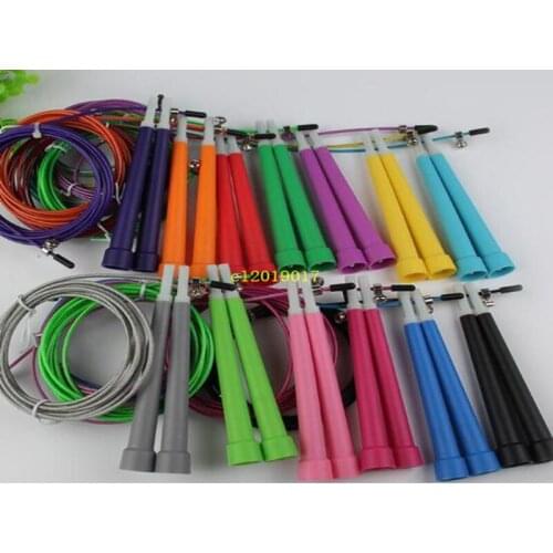 300pcs 3M Single Skipping Rope Party Favors Adjustable Jump Jumping Rope Speed Cable Wire 5 Colors