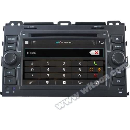 7" Special Car DVD for Toyota Land Cruiser Prado J120 2002 2003 2004 2005 2006 2007 2008 2009 with Front DVR Camera Support