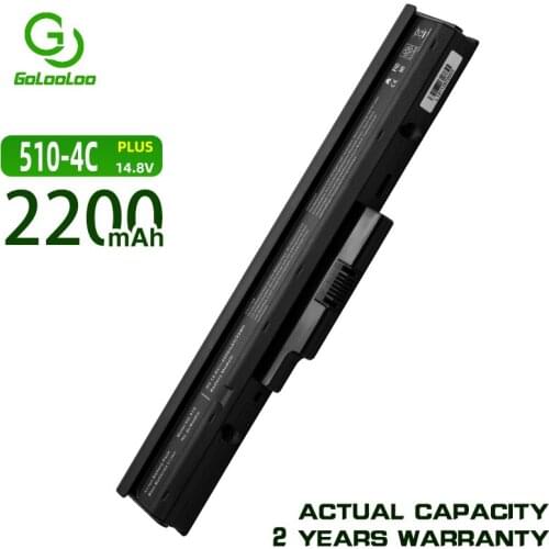 Golooloo 2200mAh 14.8V HSTNN-FB40 HSTNN-IB44 HSTNN-IB45 RW557AA Laptop Battery for HP 510 530 440704-001 441674-001 443063-001