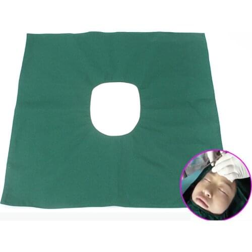 Pure cotton disinfection surgical hole towel double eyelid plastic surgery with hole exposed face laparotomy eye surgery single