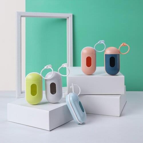 Dog Poop Bags Dispenser Multi Purpose Plastic Multicolor Pet Outdoor Supplies Clean Accessories