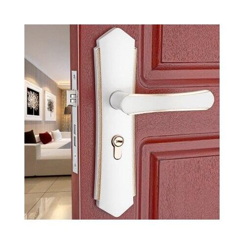 European bedroom door lock hotel interior door locks mechanical door locks ivory white door hardware