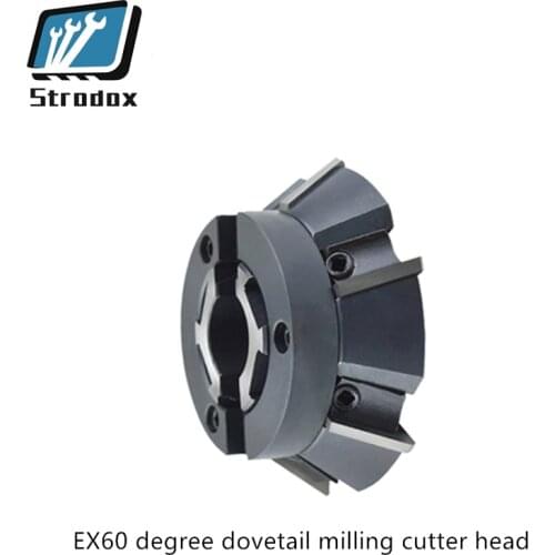 Dovetail Milling Cutter EX60 Degree Dovetail Slot CNC Milling Cutter for Turbine Blade Machining Single Angle Cutter