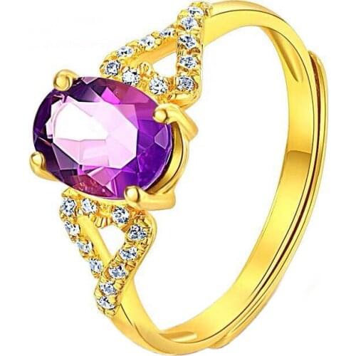 Oval Cut Green Cubic Zircon Brillant Ring Yellow Gold Filled Women Engagement Fashion Ring Gift