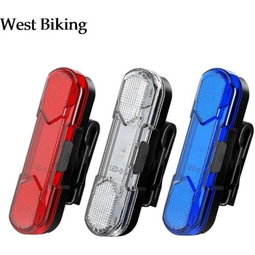 High Brightness Bike Rear Light USB Powerful LED Bicycle Warning Tail Light