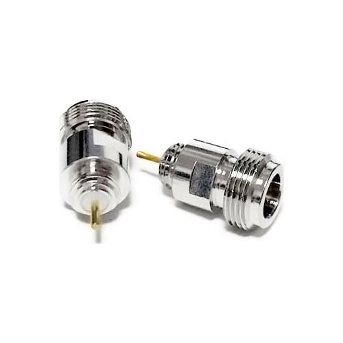 2PCS new N female socket RF coaxial connector soldering station direct nickel plated amplifier special adapter