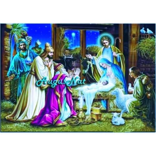 Religious diamond painting full square jesus wall art mary decal diamond dot diamont drawing picture mother god needlework diy