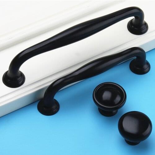 Single Hole/96/128mm Handles Kitchen Handles Drawer Knobs Cabinet Pulls Cupboard Handles Knobs Furniture Cabinet Knobs