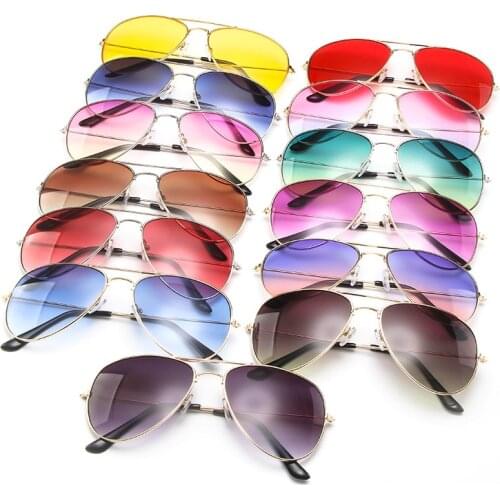 Unisex Pilot Aviation Night Vision Sunglasses Gradient Men Women Goggles Glasses UV400 Sun Glasses Driver Night Driving Eyewear