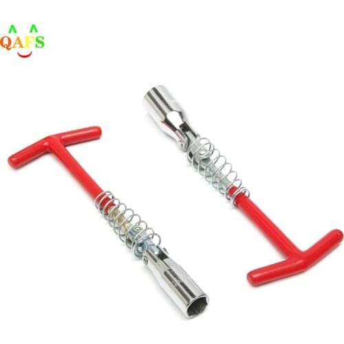 Universal 16mm/ 21mm Spark Plug Removal Tool Spanner Socket Wrench T Grip Handle Flexible Spanner Socket T Handle T Bar