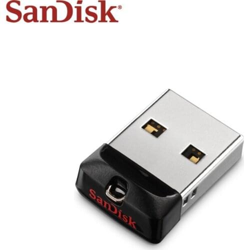 100% Original SanDisk USB 2.0 CZ33 Mini Pen Drive 64GB 32GB 16GB USB Flash Drive Memory Stick U Disk USB Key Pendrive for PC