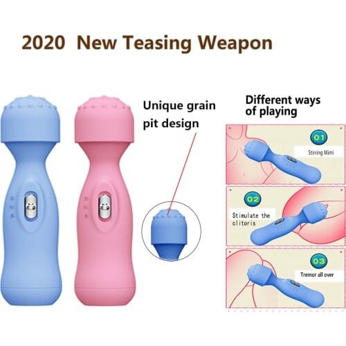 G Spot Dildo Vibrator Vagina Clitoris Stimulate Massager Female masturbation Magic wand Rod AV Stick adult Sex Toys for Women