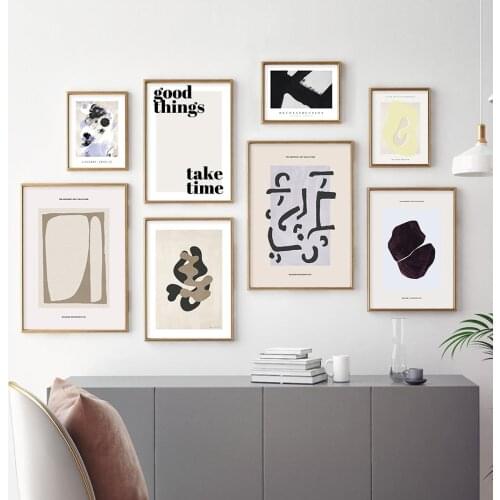 Vintage Abstract Art Colliction Sketch Figure Line Canvas Painting Wall Poster Print for Living Room Home DecorationPicture