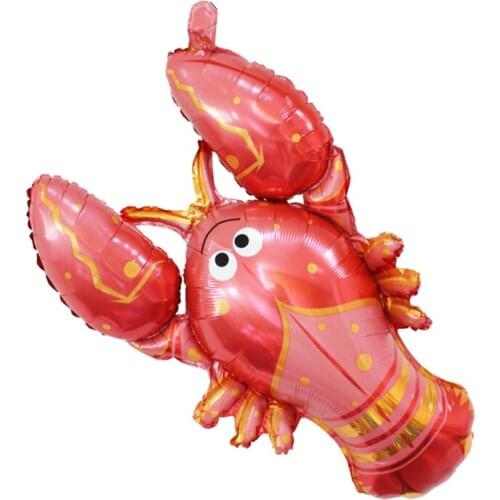 July Forst Free Shipping New High Quality Lobster Aluminum Balloon Children Toys Party Birthday Decorative Balloon