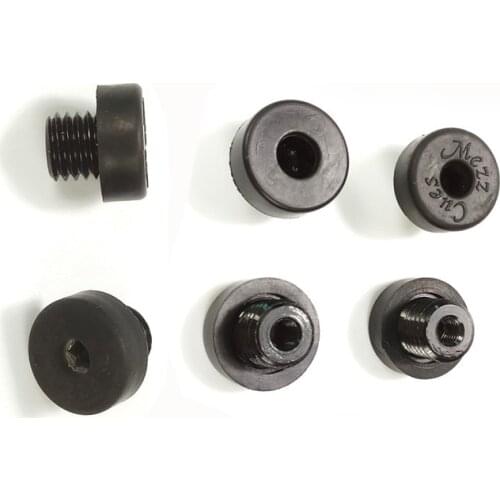 Xmlivet High Quality single 1pc Billiards Pool Cue Bumpers for mezz/P3 cue Black rubber with metal screw Cue bumper