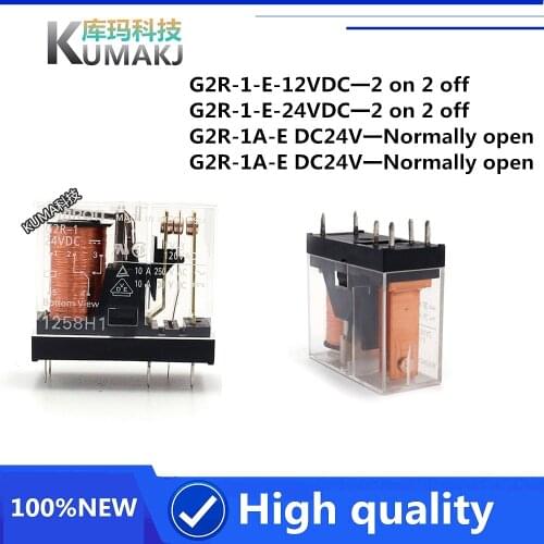1PCS 100%Original New Relay G2R-1-E-12VDC G2R-1-E-24VDC G2R-1-E 12VDC G2R-1A-E G2R-1A-E -12VDC G2R 1A E G2R 1 E 8PIN 16A
