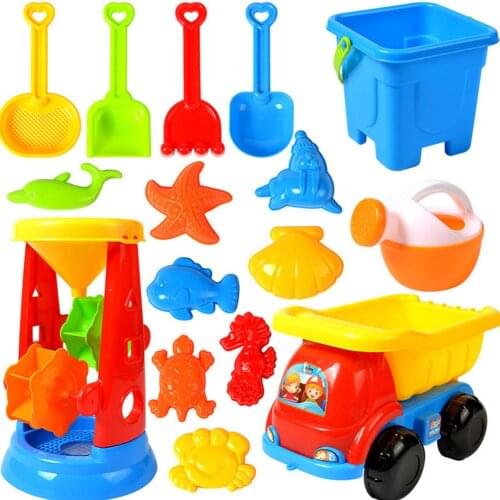10/11pc Summer Beach Tools Set Sand Playing Toys Kids Outdoor Car Shovel Water Beach Seaside Tools Beach Sand Toys