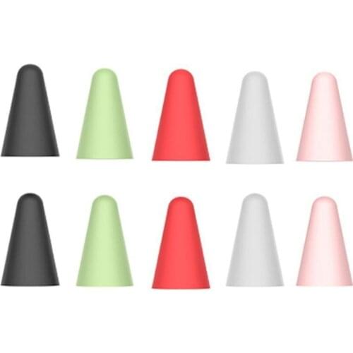 10pcs Silicone Replacement Tip Case Nib Protective Pen For Apple Stylus 1st Skin Pencil Touchscreen Case 2nd Cover Q1W1