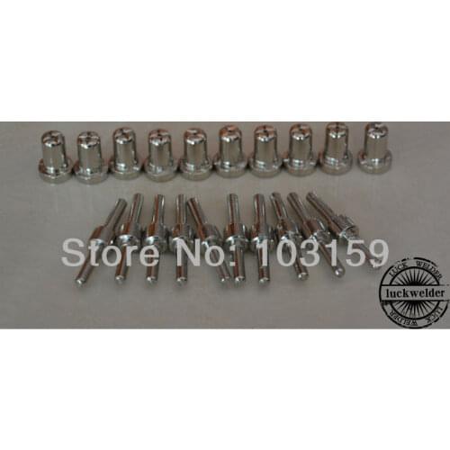 20pcs LG-40 PT-31 Plasma Cutting Consumable Extended Nickel-plated CUT-40 CT-312