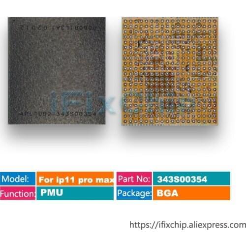 5pcs/lot PMU 343S00354 For iphone 11/11 pro/11 pro max PMIC Large Power Chip PM Big Main Power supply PM IC