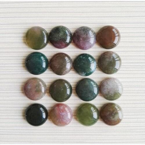 Wholesale 50pcs natural India onyx stone beads round CAB CABOCHON loose beads size 14x14mm free shipping